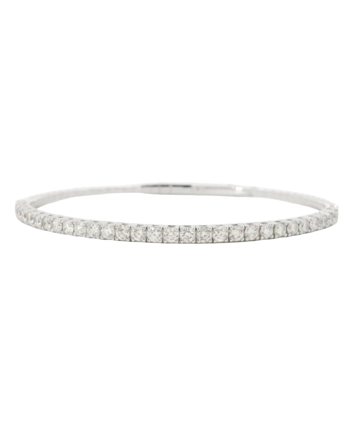Flexi Natural Diamond Tennis Bangle