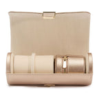 Palermo Double Watch Roll with Jewelry Pouch - Rose - Carter's Collective Fine Jewelry