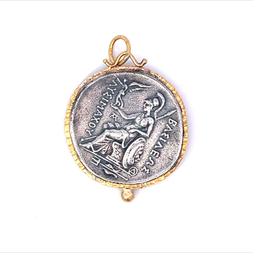 
                  
                    Handmade Alexander the Great Coin Charm
                  
                