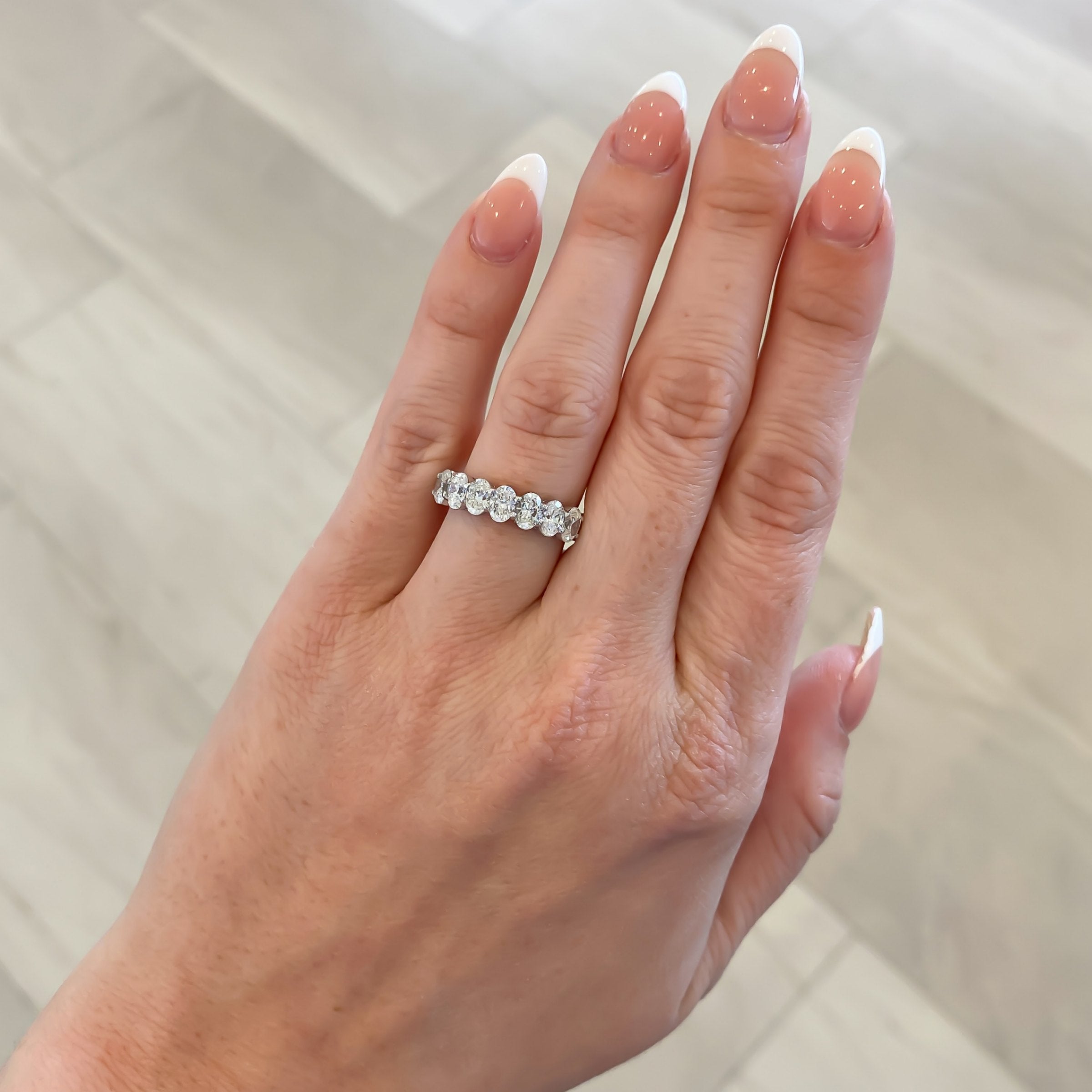 Diamond half eternity band online