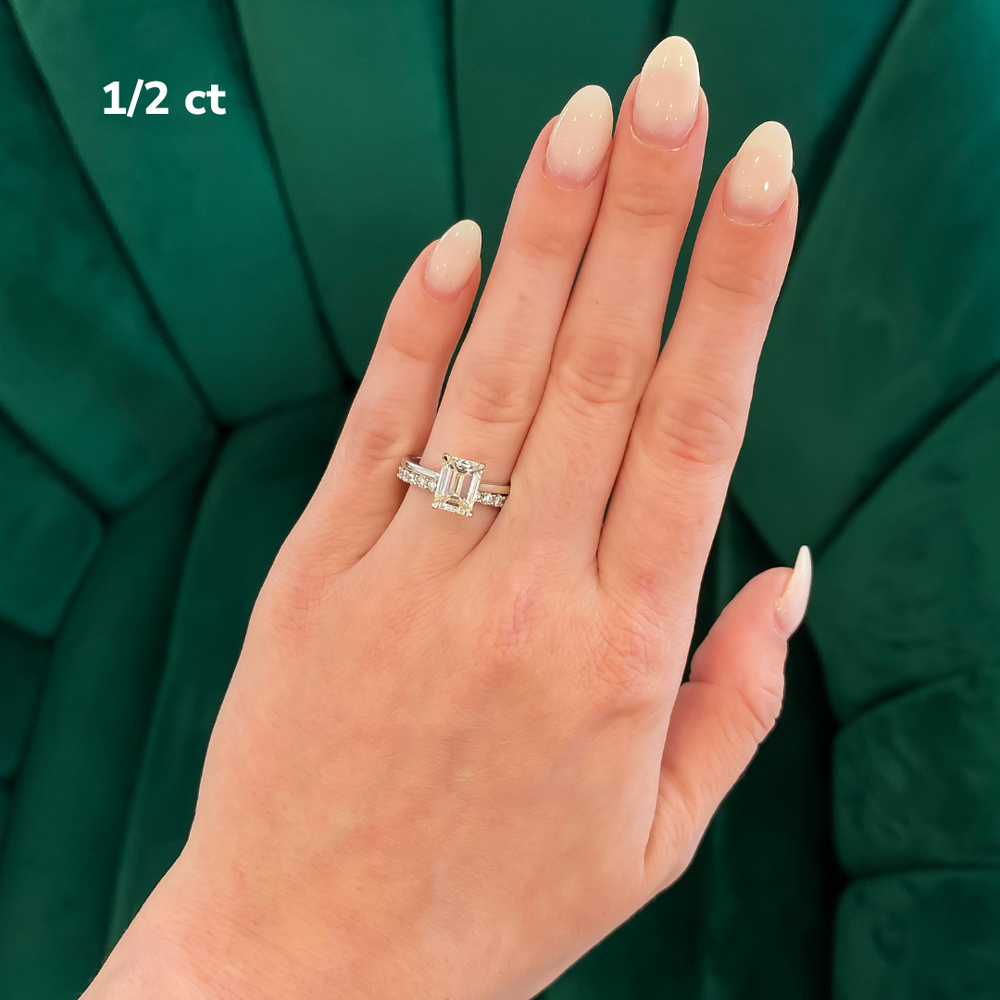 
                  
                    Carter's Double Shared Prong Diamond Band
                  
                