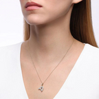 Bubble Initial Diamond Pendant - Carter's Collective Fine Jewelry