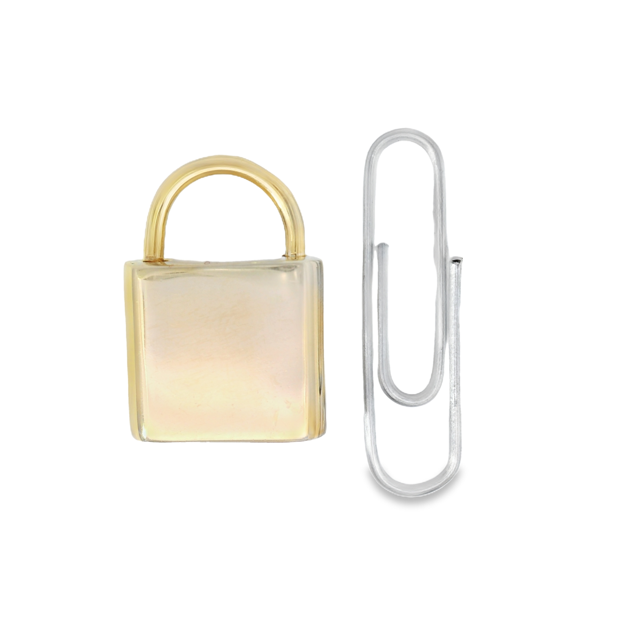 Engravable Lock Charm - Carter's Collective Fine Jewelry