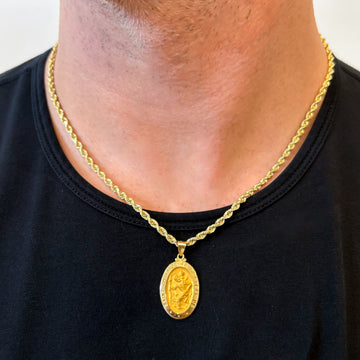 St. Christopher Medal Men's Pendant - Last Chance - Carter's Collective Fine Jewelry