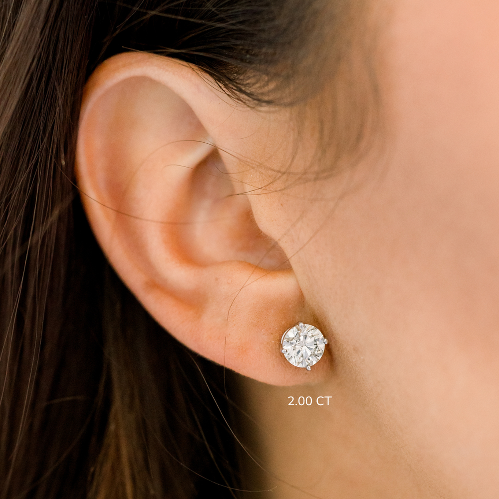 
                  
                    Natural Diamond Stud Earrings
                  
                