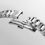 Longines "Conquest" Watch with Sunray Silver Dial, 30mm