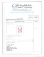 "Previously Loved" - 14kr - 2.88cttw - Pink Sapphire & Diamond Hoops - 18.5mm - 2.7 dwt