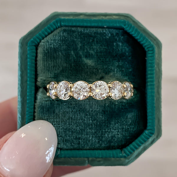 Round Diamond Eternity Band, 4.50 CTTW