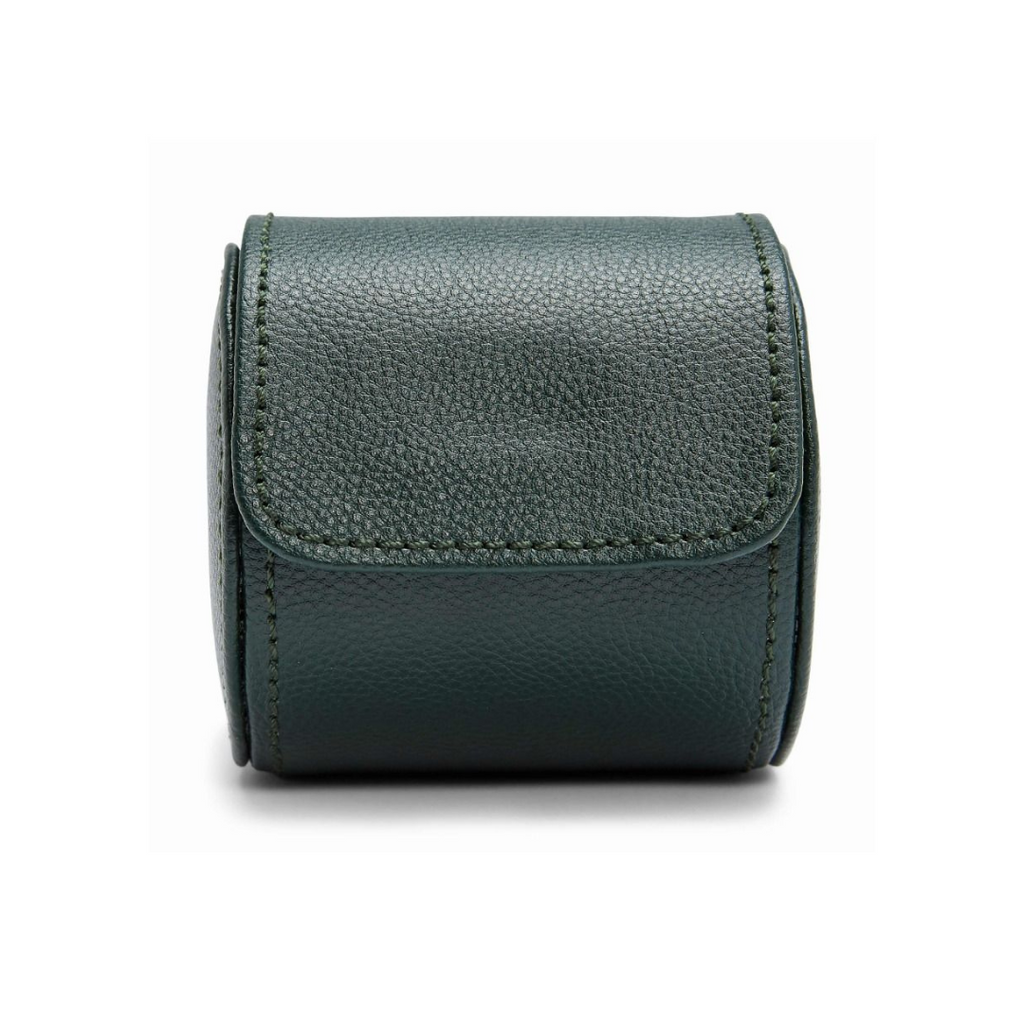 British Racing Green Single Watch Roll - Carter's Collective Fine Jewelry