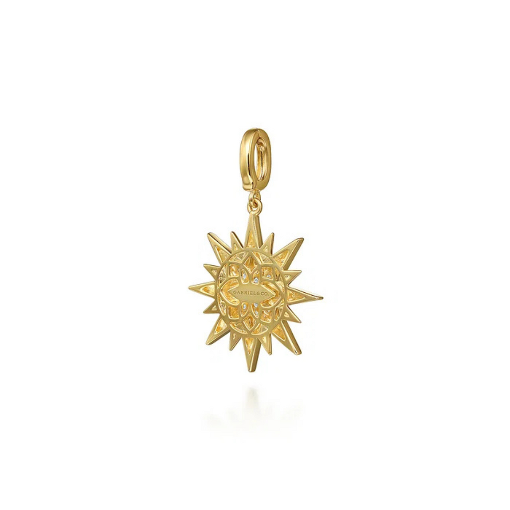 
                  
                    Diamond Starburst Medallion Pendant
                  
                