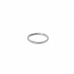 14K White Gold Classic Wedding Band - Carter's Collective Fine Jewelry