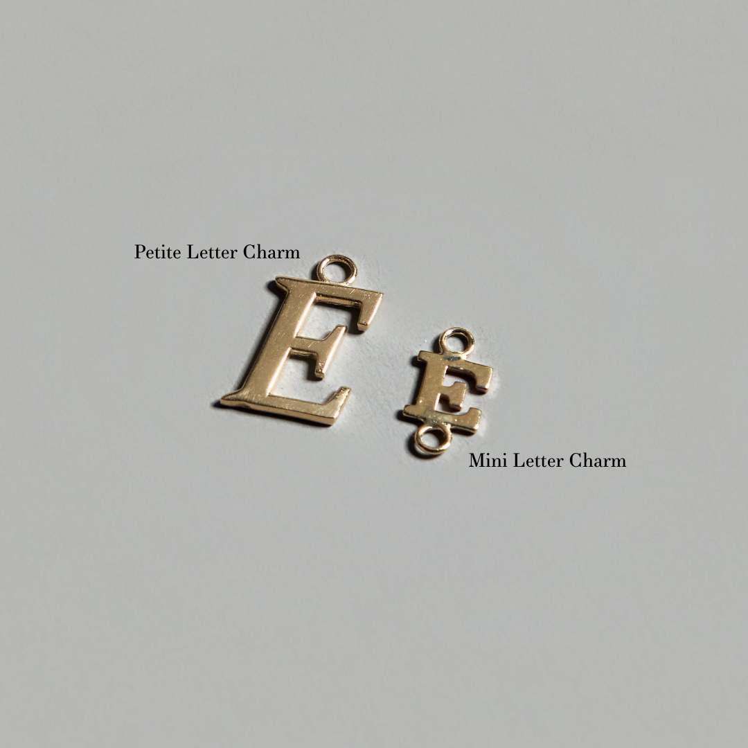 Petite Letter Initial Charm - Carter's Collective Fine Jewelry