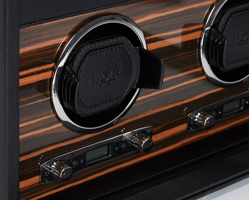 Roadster Double Watch Winder With Storage - Carter's Collective Fine Jewelry