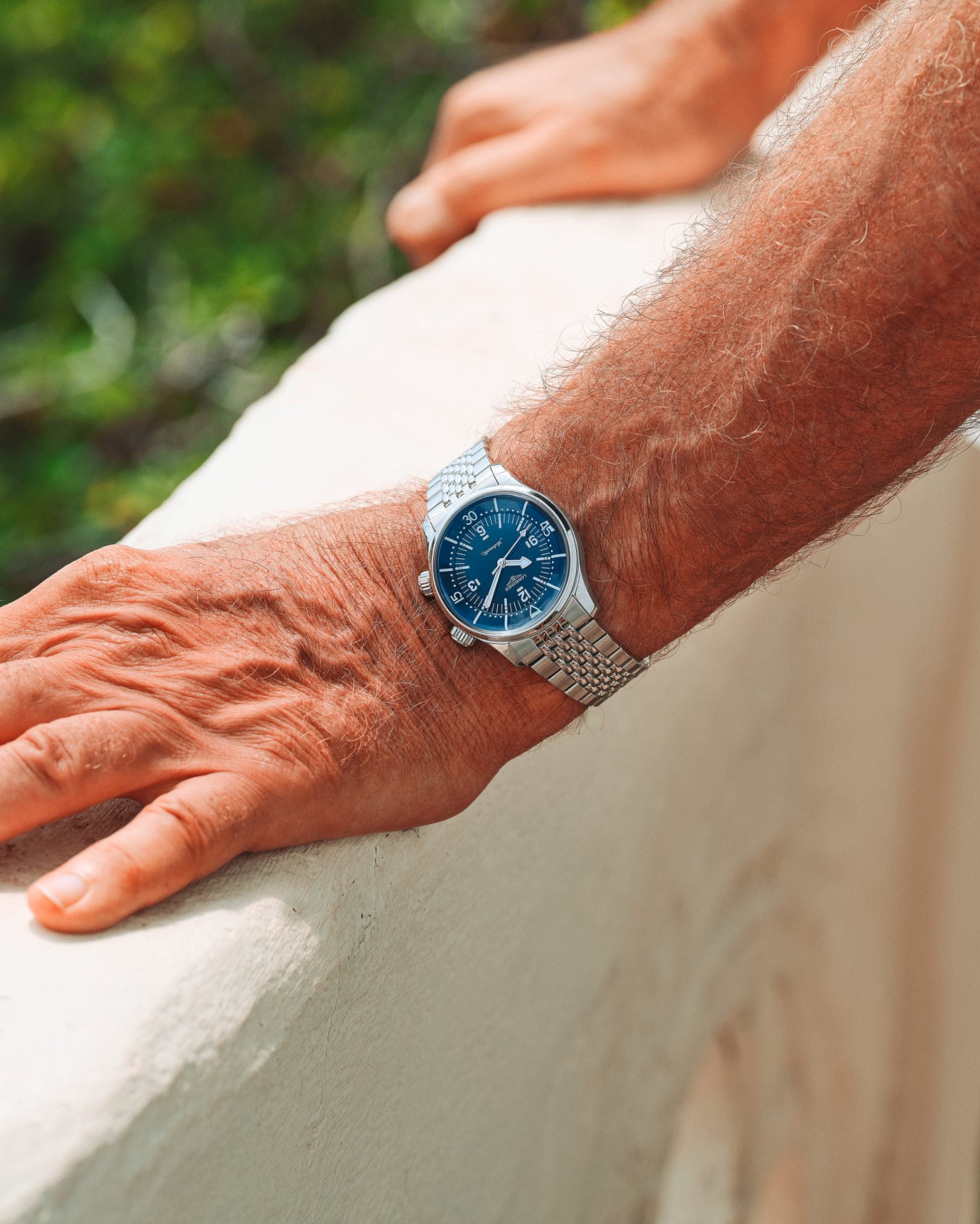 Longines "Legend Diver" Diver's Watch with Blue Polished Dial, 39mm - Carter's Collective Fine Jewelry