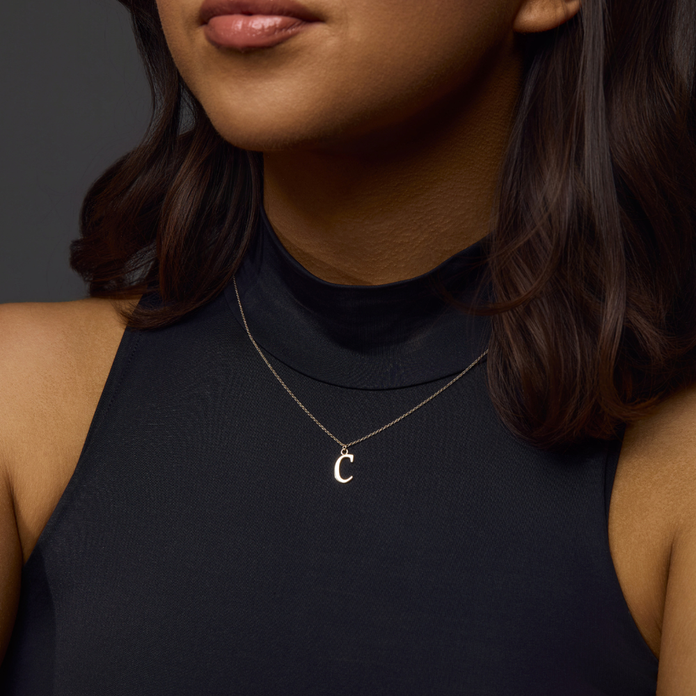 Petite Letter Initial Charm - Carter's Collective Fine Jewelry