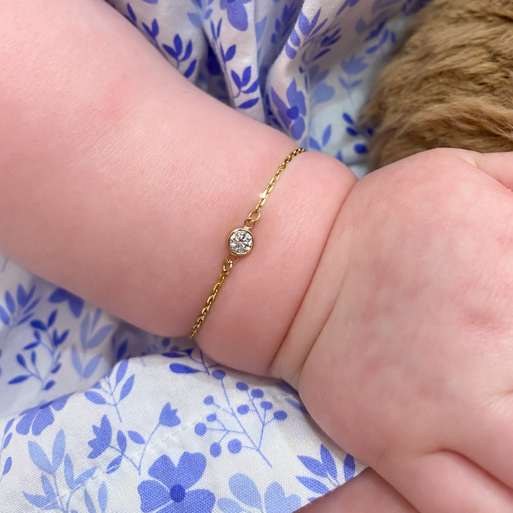 Add-A-Diamond Baby Bracelet - Carter's Collective Fine Jewelry