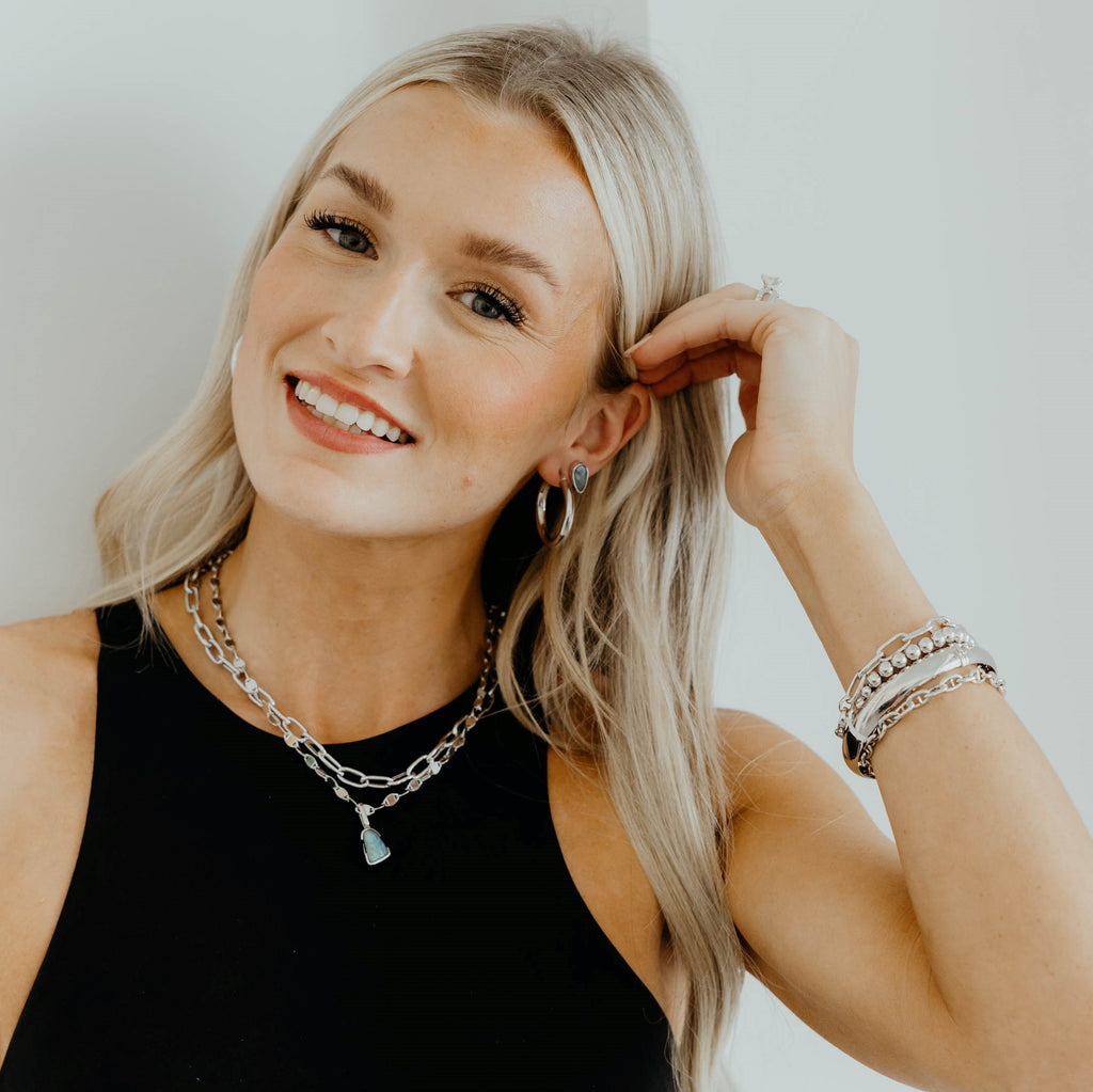 Sterling Silver Paper Clip Chain Necklace, 18 Inches - Carter's Collective Fine Jewelry