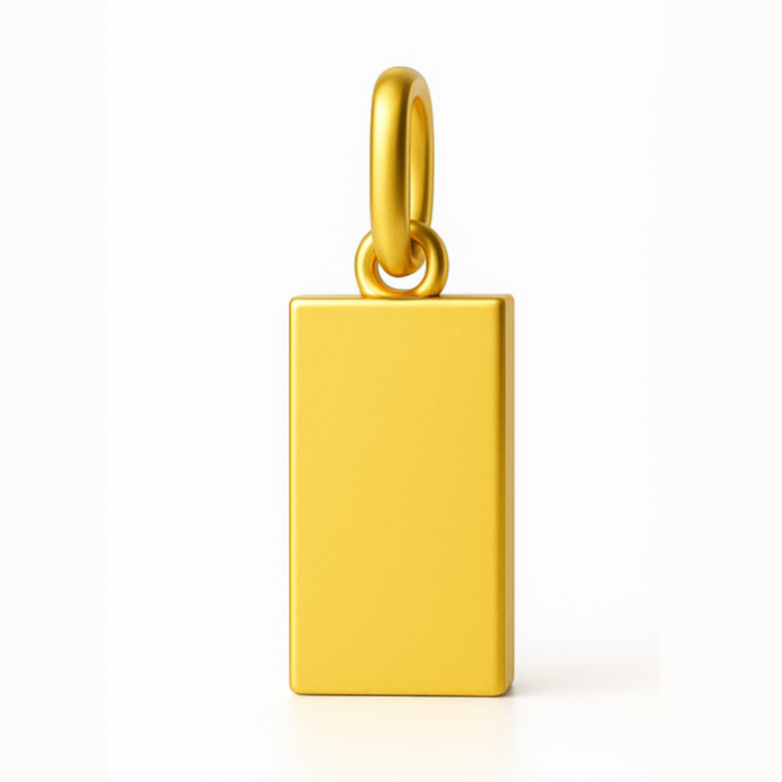 Classic Engravable Tag Charm - Carter's Collective Fine Jewelry