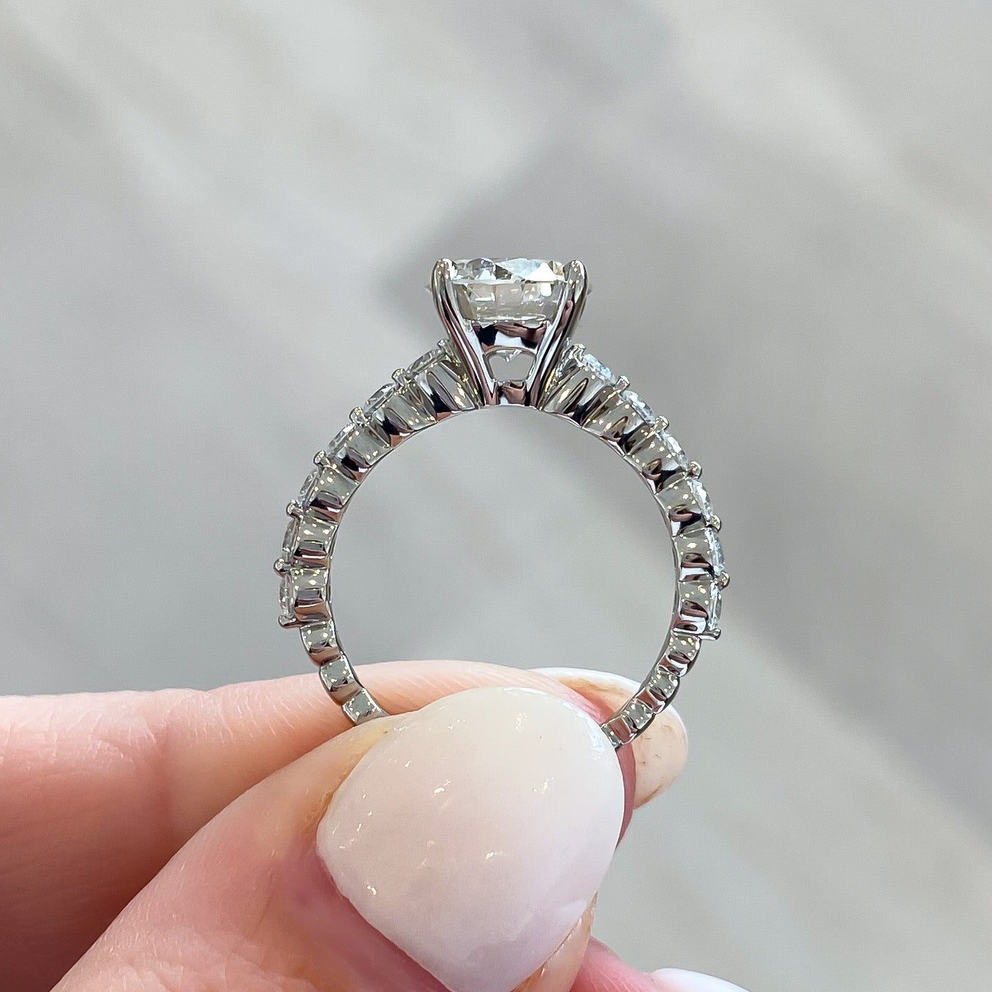 Aster Lab Grown Diamond Engagement Ring