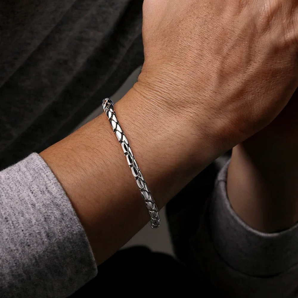 
                  
                    Sterling Silver Tubular Chain Bracelet
                  
                