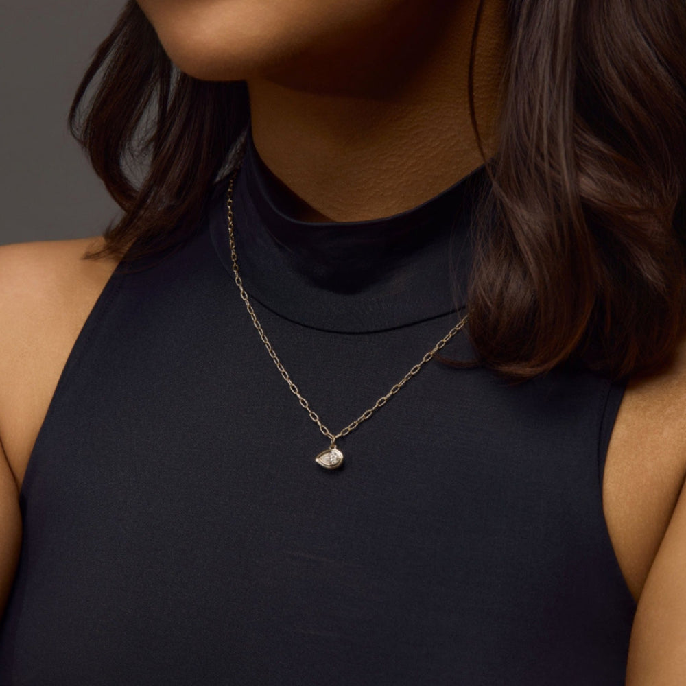 
                  
                    Yellow Gold Athena Textured Cable Chain Customizable Necklace - Carter's Collective Fine Jewelry
                  
                