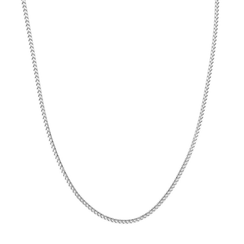 Men's Sterling Silver Franco Chain, 20"