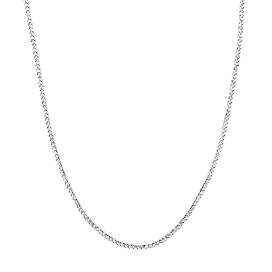 Men's Sterling Silver Franco Chain, 20"