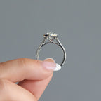 Lily Lab Grown Oval Cut Diamond Engagement Ring, 2.60 CTTW - Carter's Collective Fine Jewelry