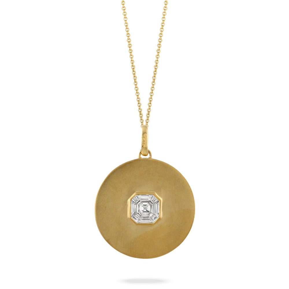 Illusion-Set Diamond Medallion, 0.28 CTTW - Carter's Collective Fine Jewelry