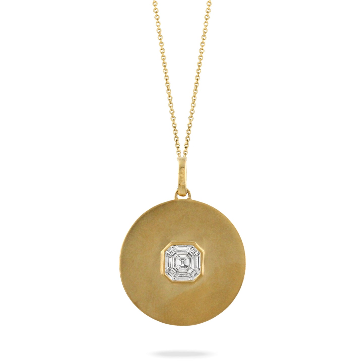 Illusion-Set Diamond Medallion, 0.28 CTTW - Carter's Collective Fine Jewelry