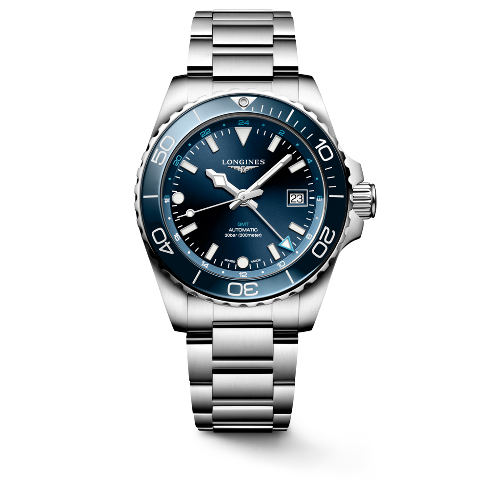 Longines "Hydroconquest" Watch with Sunray Blue Dial, 41mm - Carter's Collective Fine Jewelry