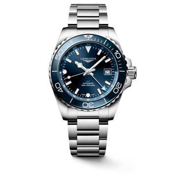Longines "Hydroconquest" Watch with Sunray Blue Dial, 41mm - Carter's Collective Fine Jewelry