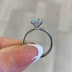Azalea Natural Round Brilliant Cut Diamond Engagement Ring - Carter's Collective Fine Jewelry