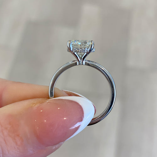 Azalea Natural Round Brilliant Cut Diamond Engagement Ring - Carter's Collective Fine Jewelry
