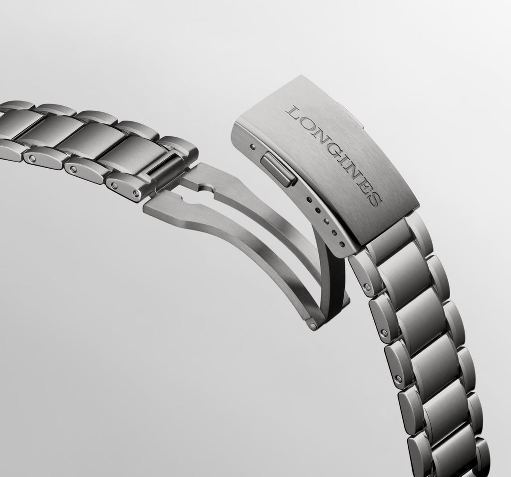 Longines "Spirit Zulu Time" Watch - Titanium with Anthracite Dial, 39mm - Carter's Collective Fine Jewelry
