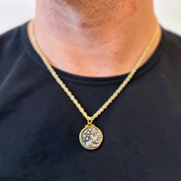 Handmade Athena Wisdom Goddess Coin Charm - Last Chance - Carter's Collective Fine Jewelry