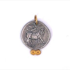 Handmade Diana the Hunter Goddess Coin Charm - Last Chance - Carter's Collective Fine Jewelry