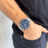 Luminox Pacific Diver Chronograph Blue Dial Watch with Stainless Steel Band