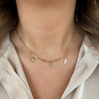 Yellow Gold Puffed Heart Charm - Carter's Collective Fine Jewelry