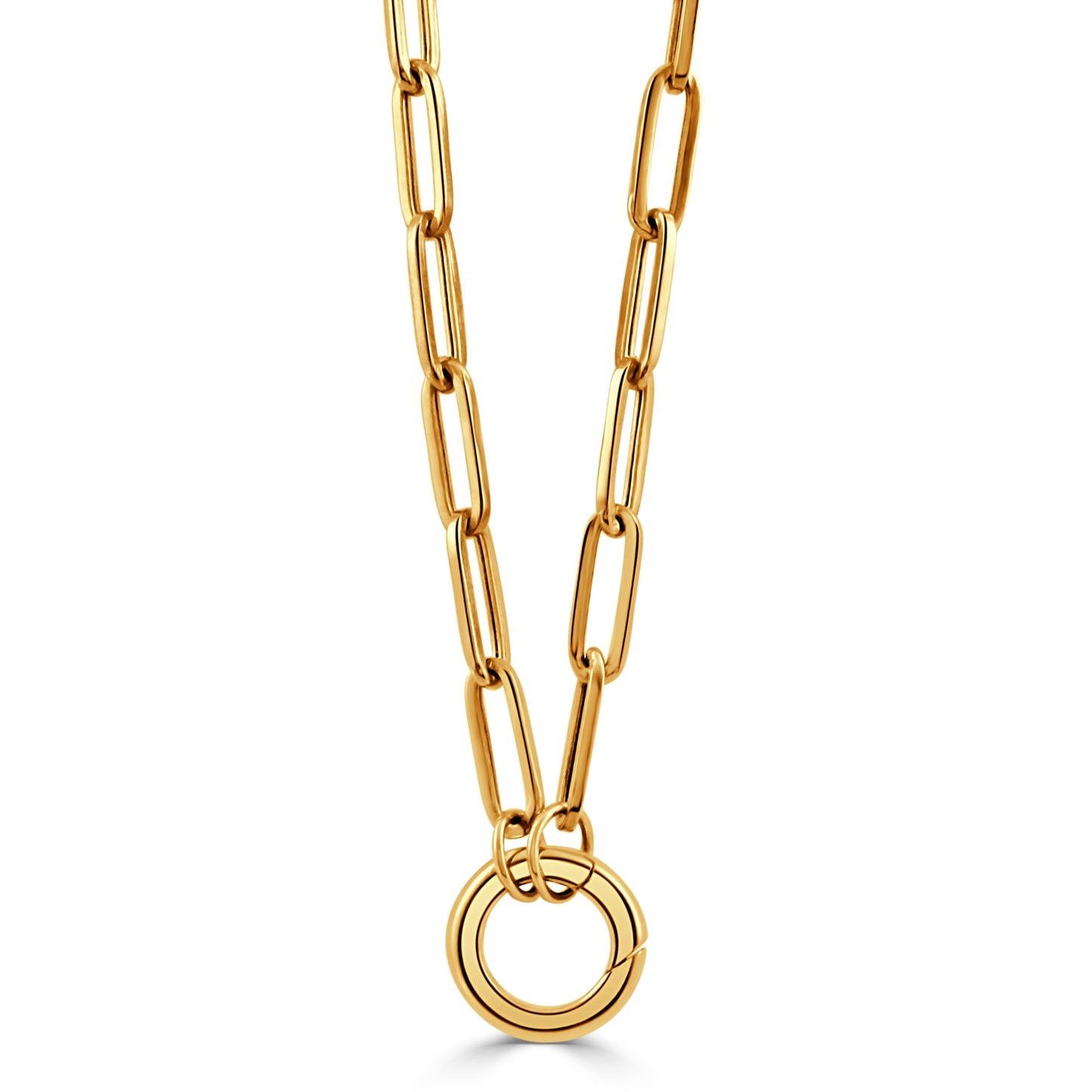 Paper Clip Chain with Dream Catcher - Carter's Collective Fine Jewelry