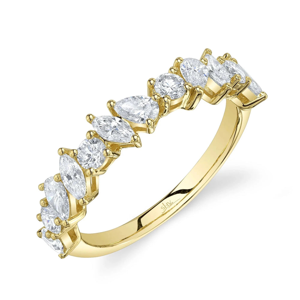 Marquise & Pear Diamond Icy Stackable Ring, 1.07 CTTW - Carter's Collective Fine Jewelry