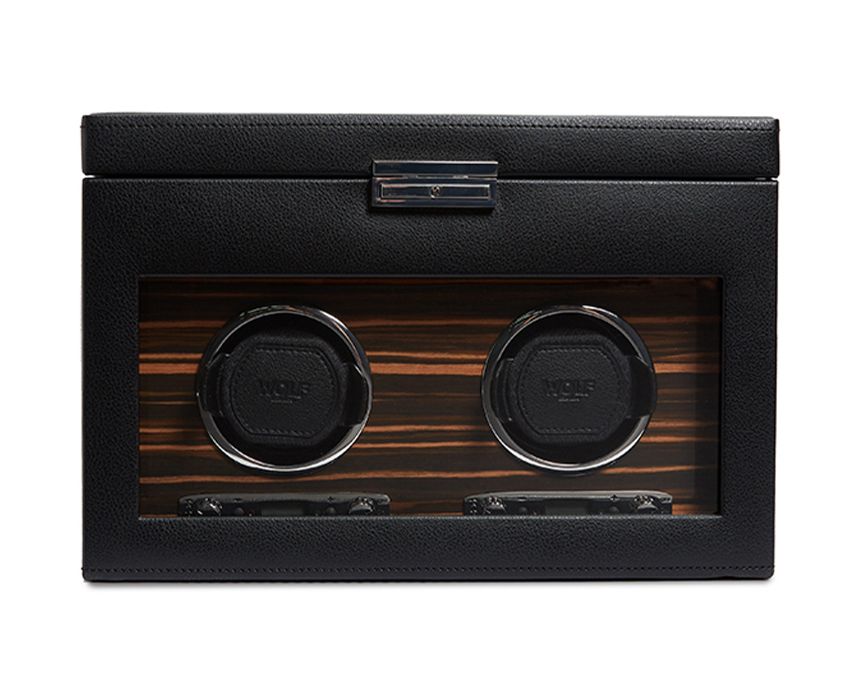 Roadster Double Watch Winder With Storage - Carter's Collective Fine Jewelry