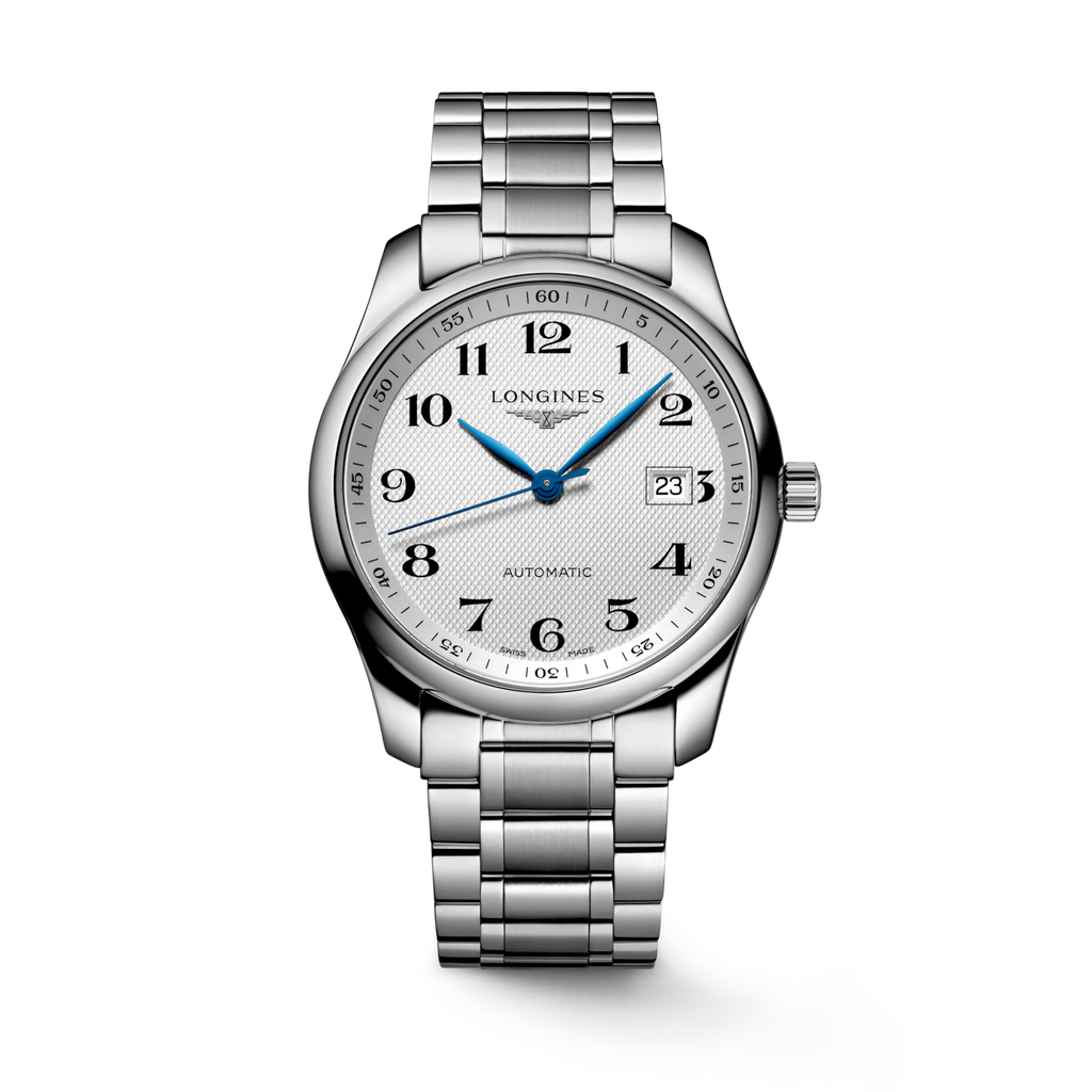 Longines Master Collection Watch with Blue Steel Hands, 40mm - Carter's Collective Fine Jewelry