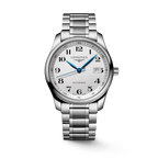 Longines Master Collection Watch with Blue Steel Hands, 40mm - Carter's Collective Fine Jewelry