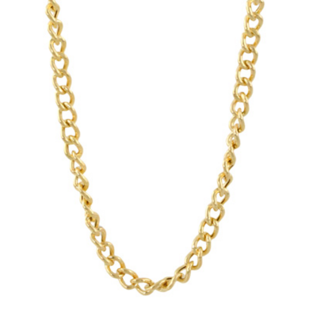 Mini Cuban Link Chain, 18 Inches