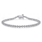 Crown Set Diamond Tennis Bracelet, 1.01 CTTW - Last Chance - Carter's Collective Fine Jewelry