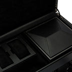 British Racing Black Double Watch Winder with Storage - Carter's Collective Fine Jewelry
