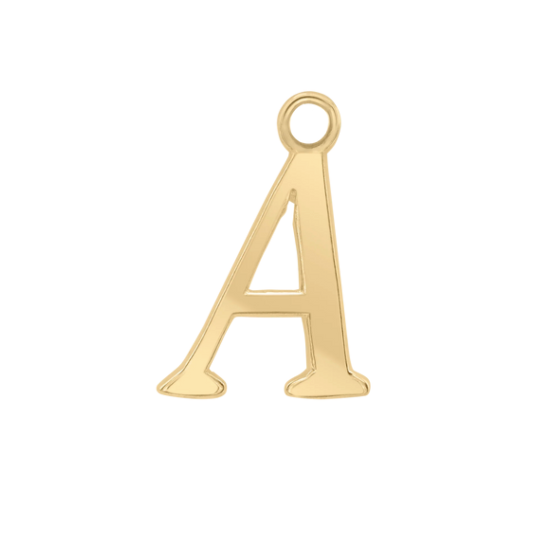 Petite Letter Initial Charm - Carter's Collective Fine Jewelry