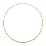 Bezel Diamond Tennis Necklace