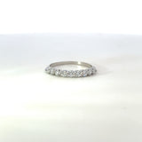 Previously Loved 9 Stone Shared Prong Diamond Wedding Band (Sold As Is)